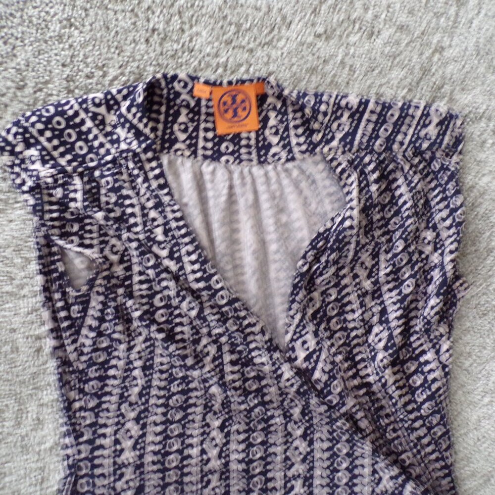 Tory Burch SILK wrap dress S - Picture 4 of 10